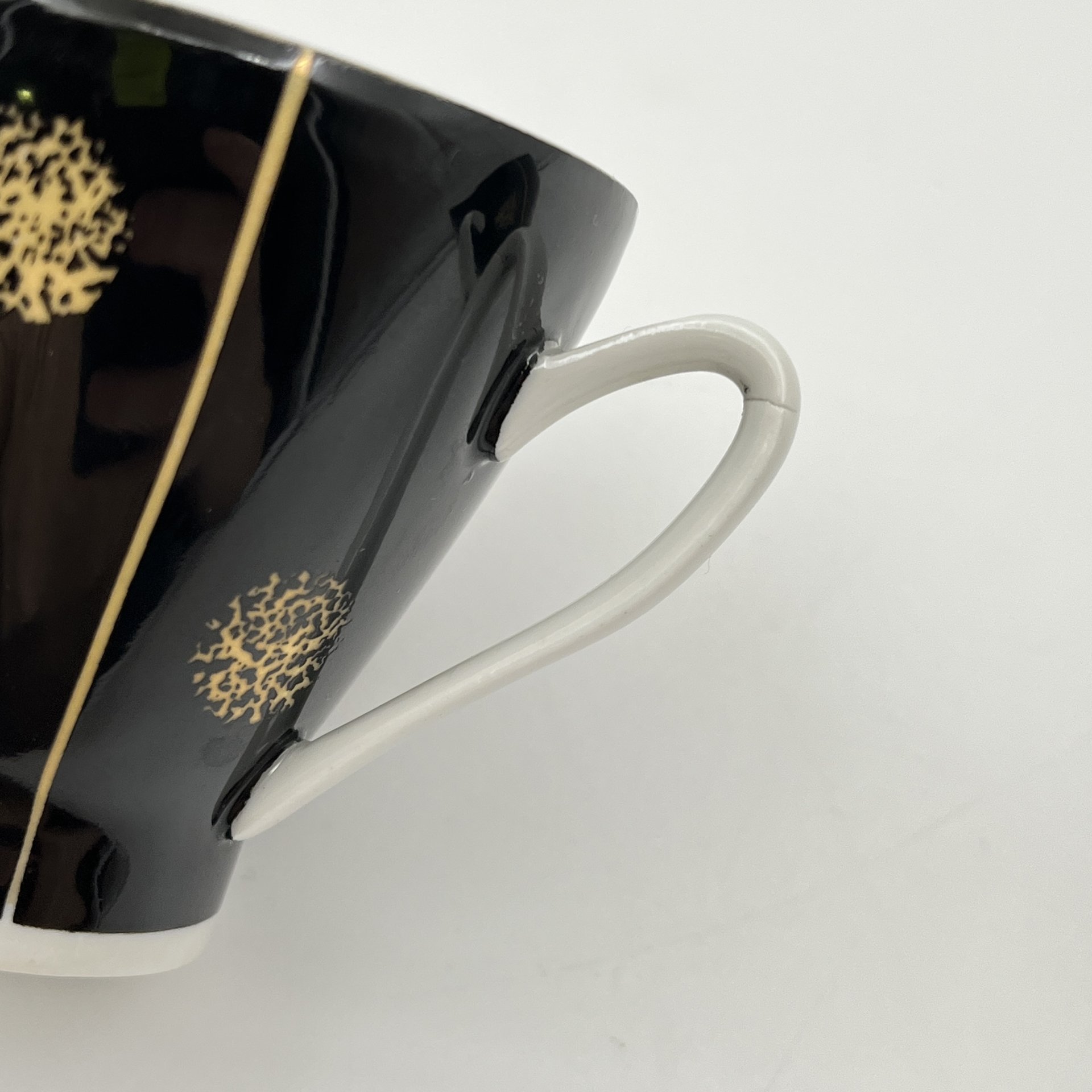 Сервиз кофейный c минималистичным декором на 6 персон (15 предметов)