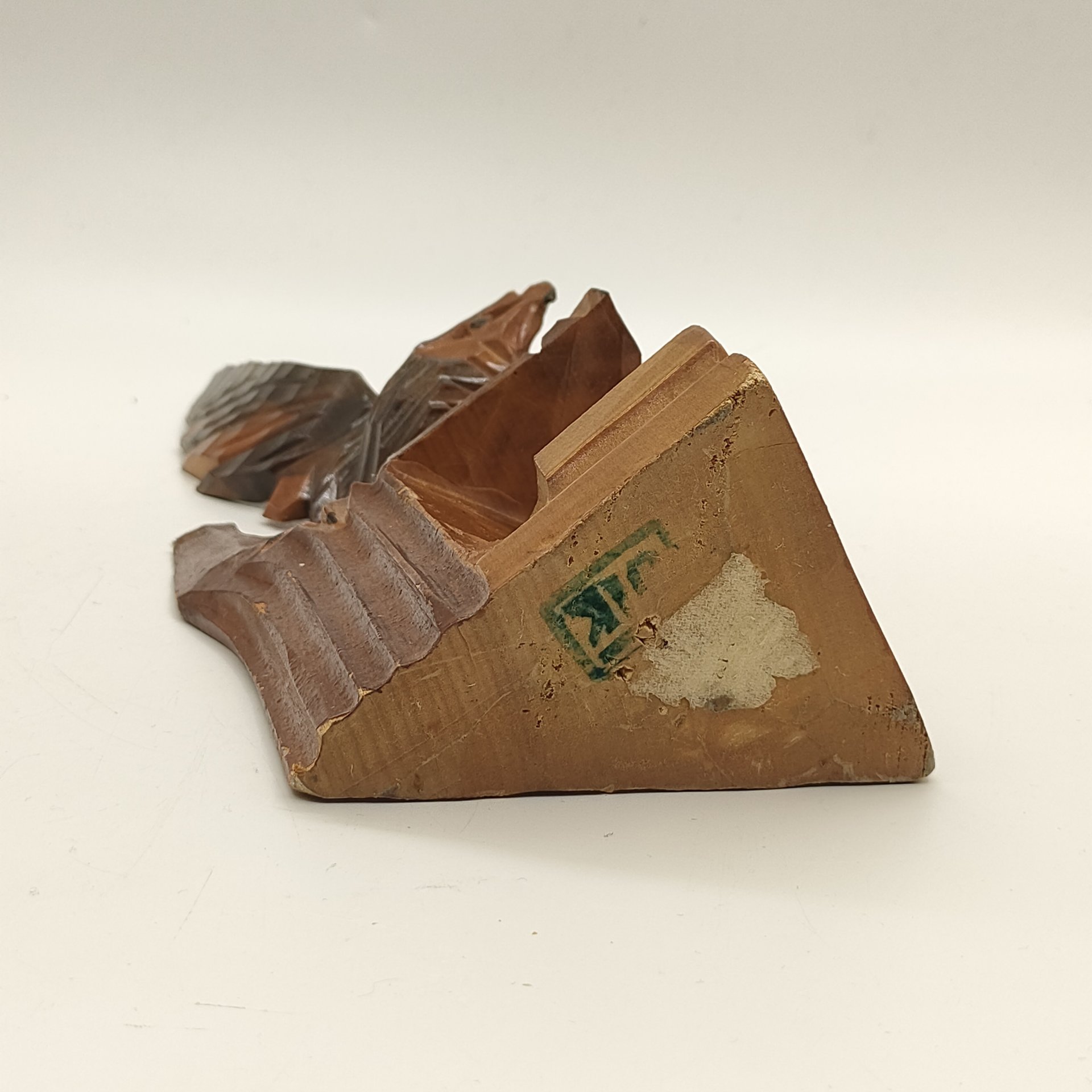 Статуэтка "Орёл", дерево, резьба, лак, СССР, 1970-1990 гг.