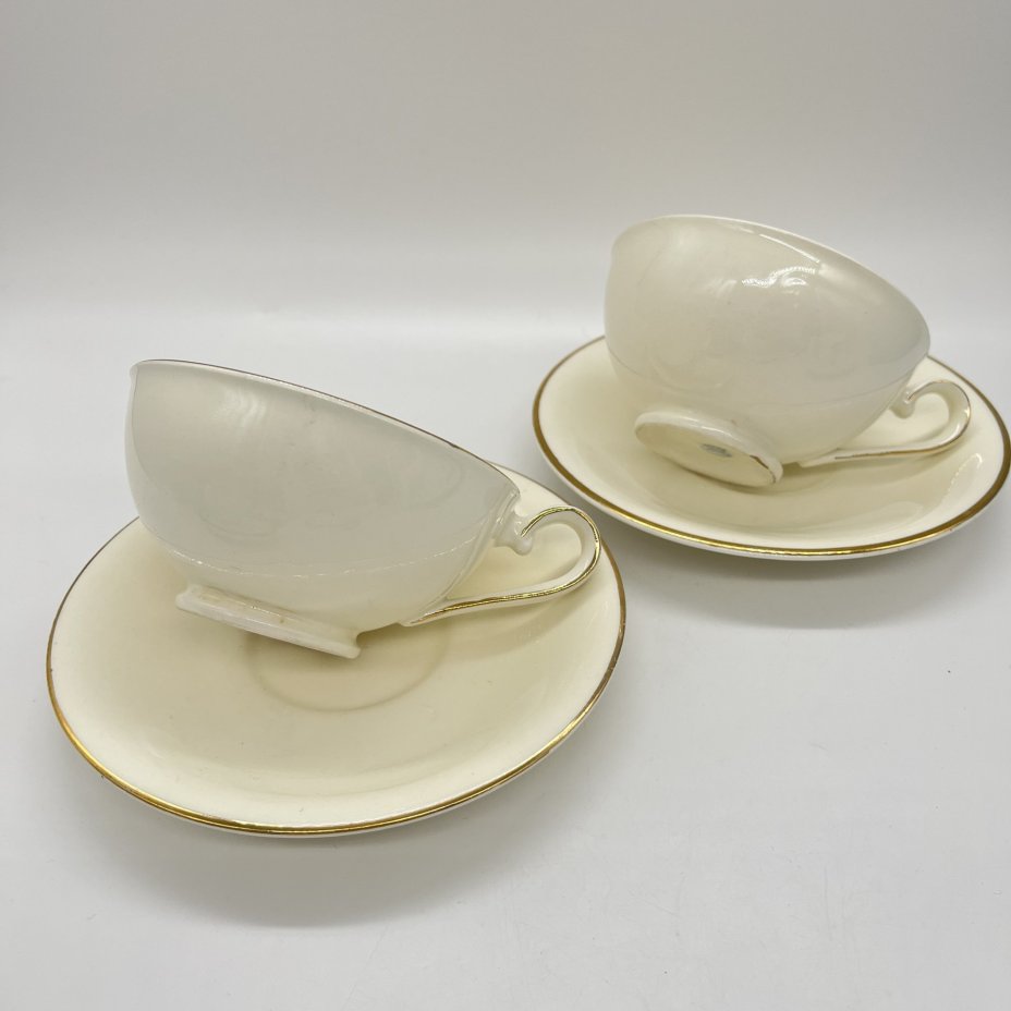 Две чайные пары с лаконичным декором Mosa Maastricht