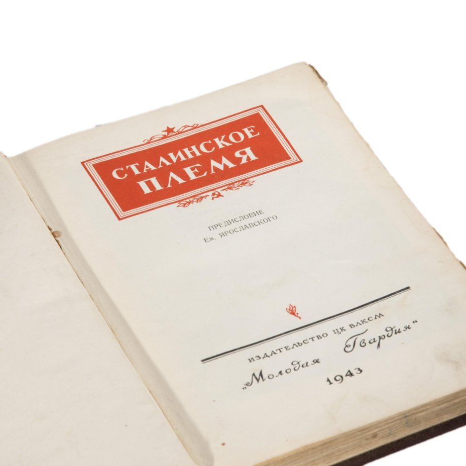Книга "Сталинское племя", Издательство ЦК ВЛКСМ «Молодая гвардия»
