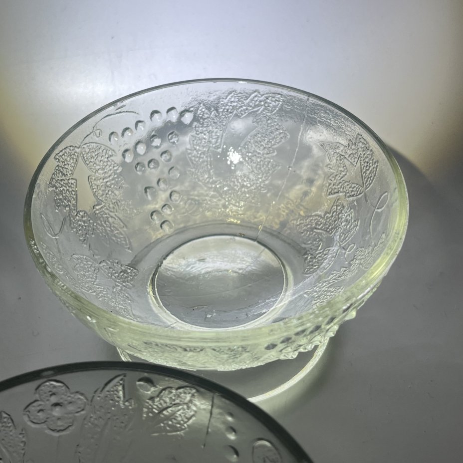 Набор из 3 креманок с растительным и зооморфным декором