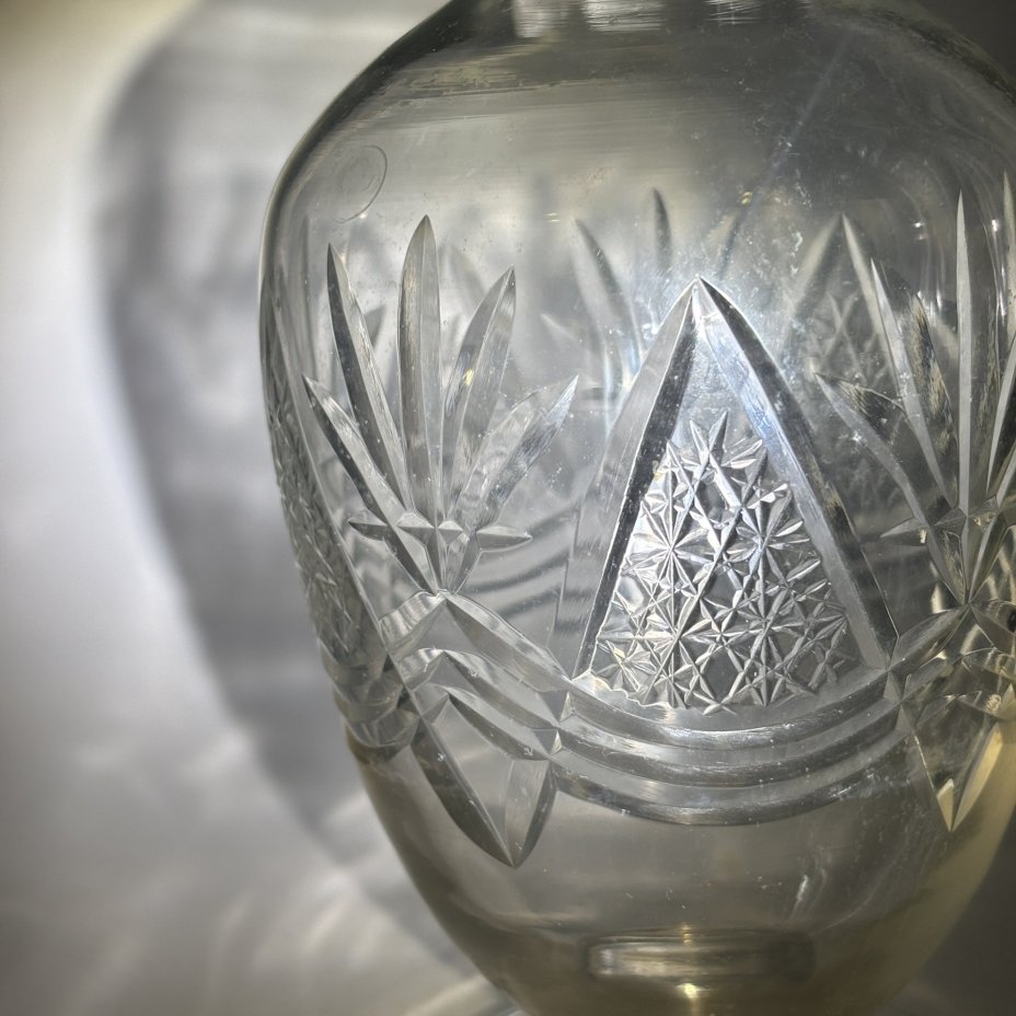 Штоф (графин) с резным декором