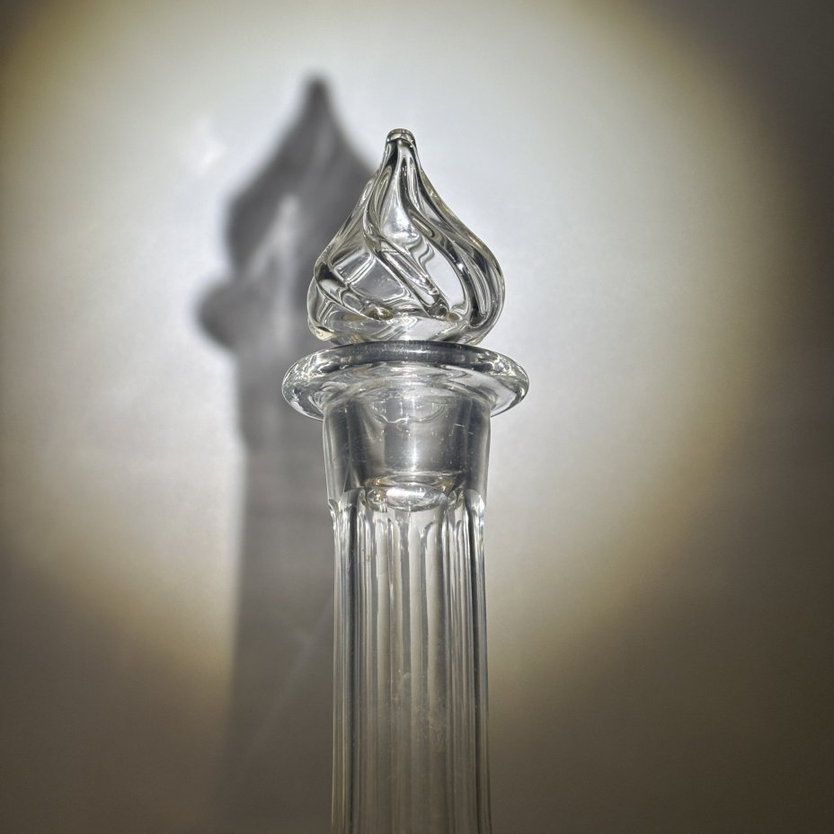 Штоф (графин) с резным декором