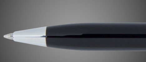 Шариковая ручка Aurora Ipsilon Gabriele D'Annunzio Black CT, в подарочной коробке, Лаки и смолы: смола, сталь, хром