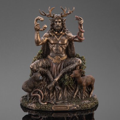 Статуэтка "Кернунн - Лесной бог" Veronese, полистоун, Тайвань, 2023 г.