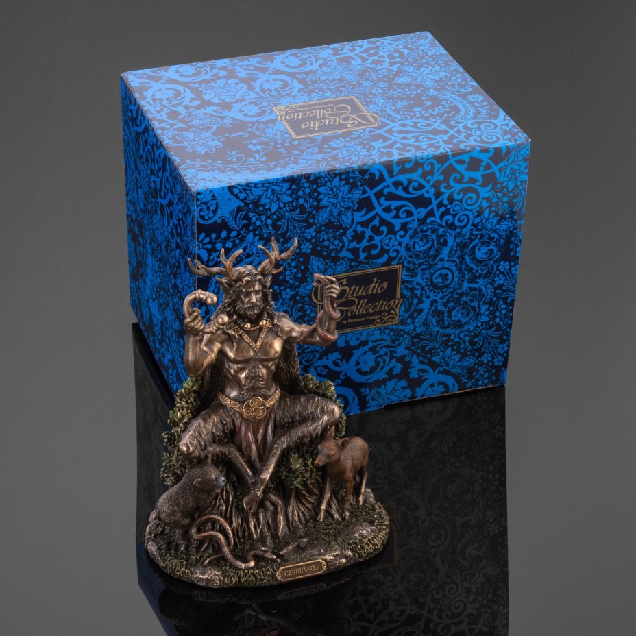 Статуэтка "Кернунн - Лесной бог" Veronese, полистоун, Тайвань, 2023 г.