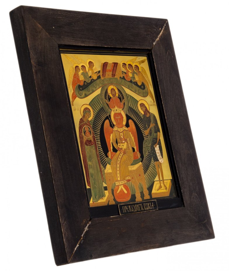 Икона "София Премудрость Божия", металл, эмаль,  Россия, 1996 г.