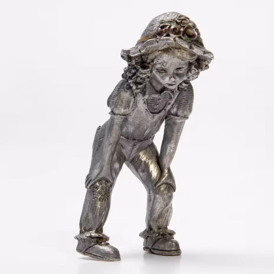 Статуэтка «Девочка», сплав металла, литьё, Европа, 1980-2000 гг.