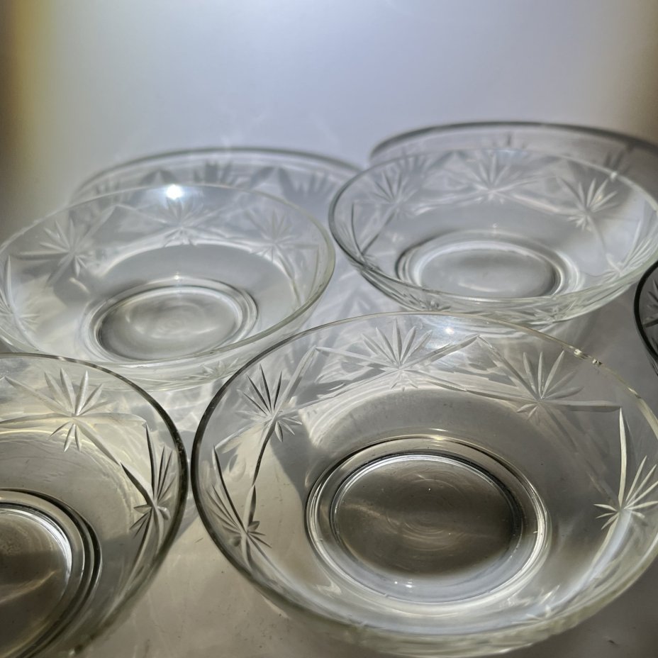 Набор из 5 розеток с резным геометрическим декором