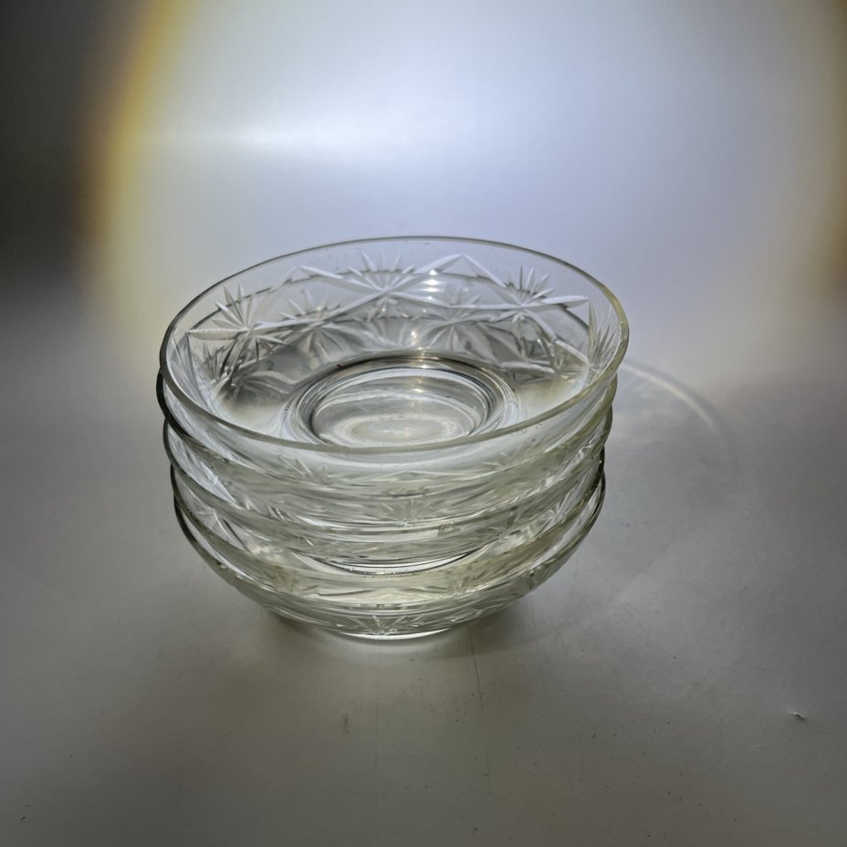 Набор из 5 розеток с резным геометрическим декором