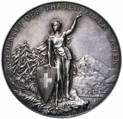 Медаль Швейцария, Гларус "Фестиваль стрельбы" 1892