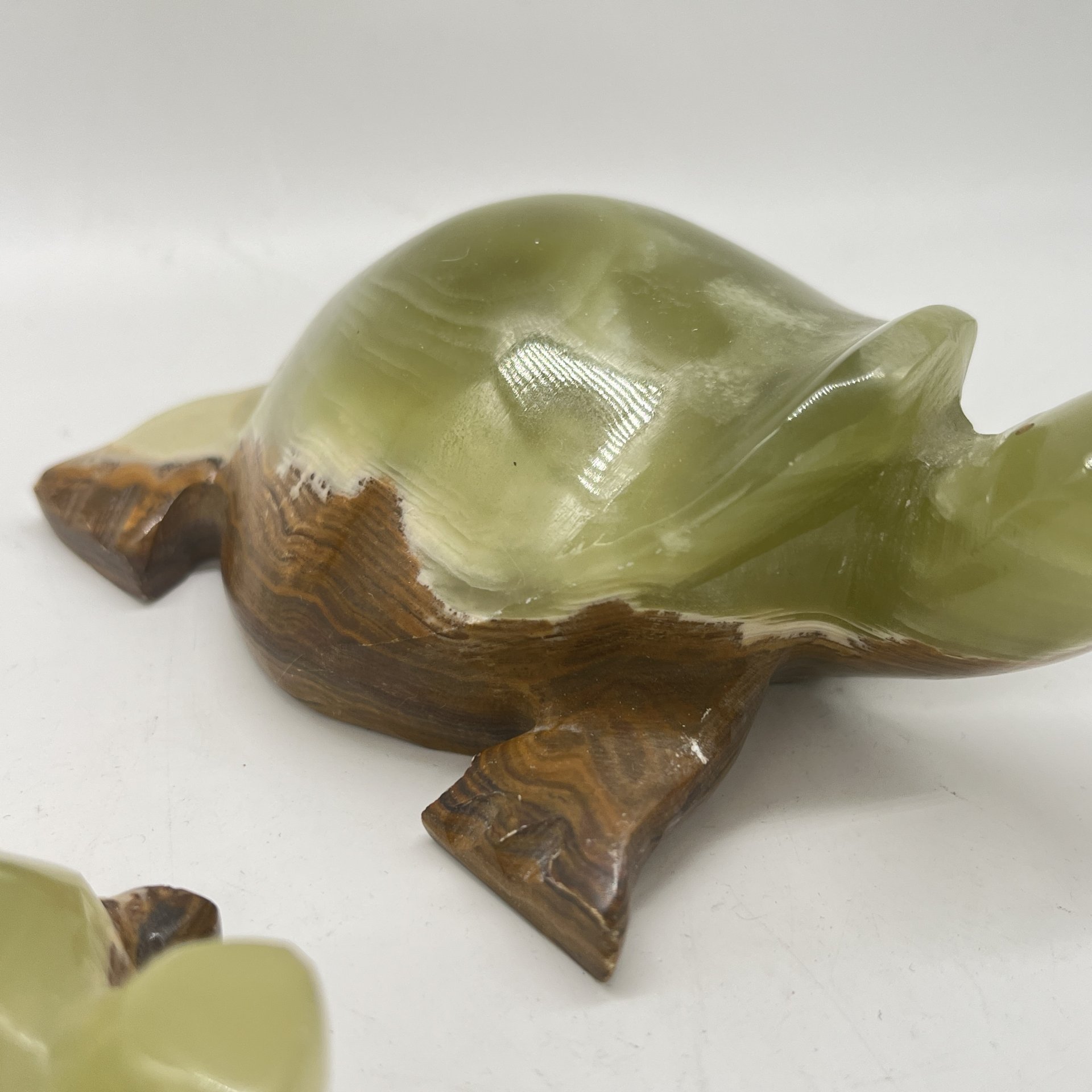 Парные статуэтки "Черепахи", натуральный камень, резьба, Азия, 1990-2010 гг.