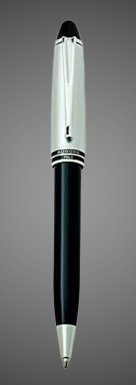 Шариковая ручка Aurora Ipsilon Metal Black Chrome CT, в подарочной коробке, Лаки и смолы: лак, смола, хром