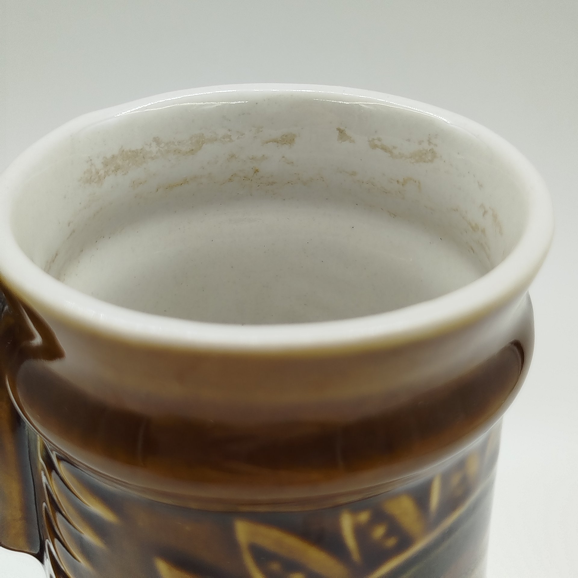 Кувшин с цветочным декором, керамика, глазурь, Московский завод «Изолятор», СССР, 1980-1990 гг.