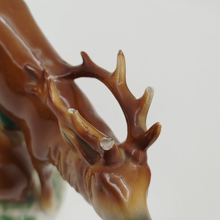 Статуэтка "Олени", мануфактура "Fasold&Stauch" (Фасольд и Стаух), фарфор, роспись, Германия, 1950-1972 гг.