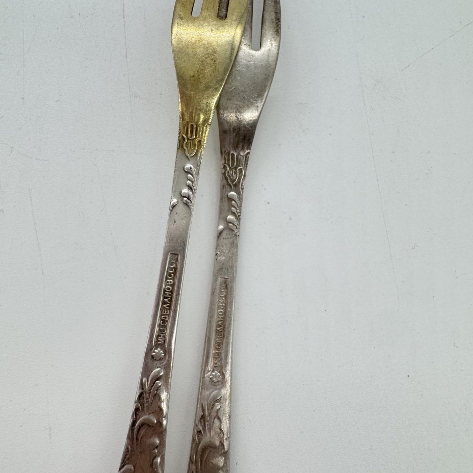 Набор из 4-х десертных вилок (в подборе), Комбинат бытовых металлических изделий (БМИ)