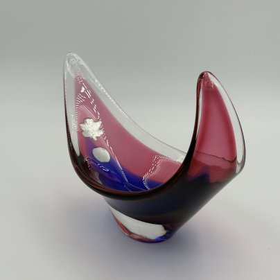 Небольшая ваза - конфетница, Cristallo Venezia CCC, Murano