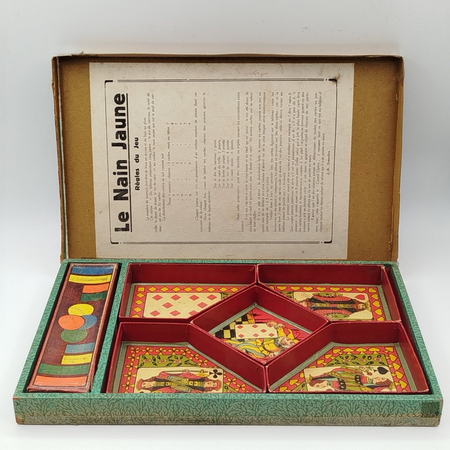 Поле для игры "Nain Jaune", с фишками, картон, печать