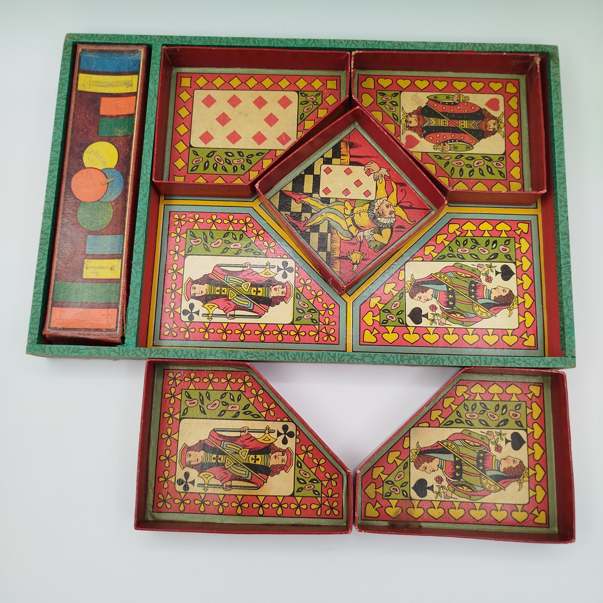 Поле для игры "Nain Jaune", с фишками, картон, печать