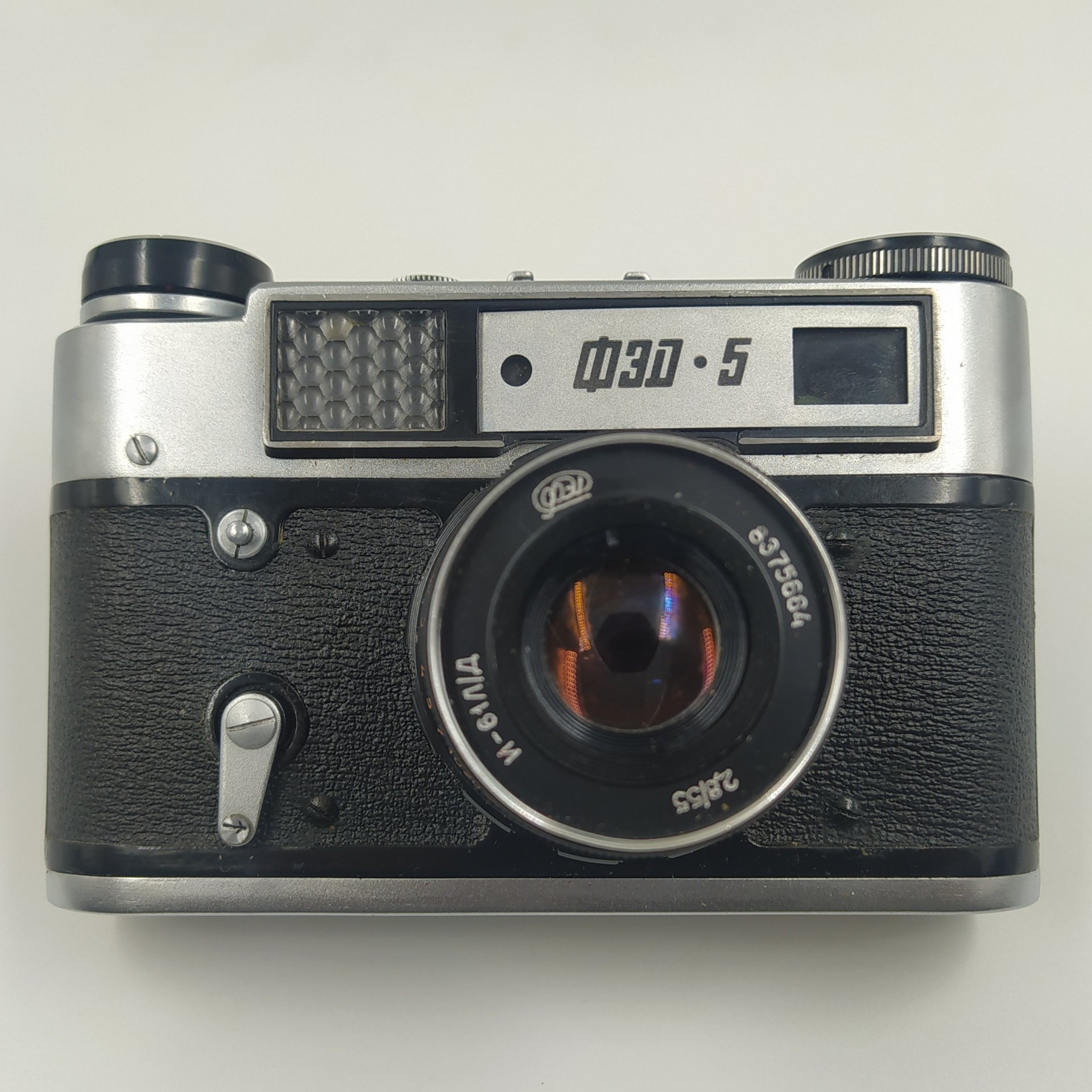 Фотоаппарат "ФЭД-5" с объективом "Индустар-61 Л/Д" в оригинальном кофре, Харьковский машиностроительный завод им. Дзержинского (ФЭД)