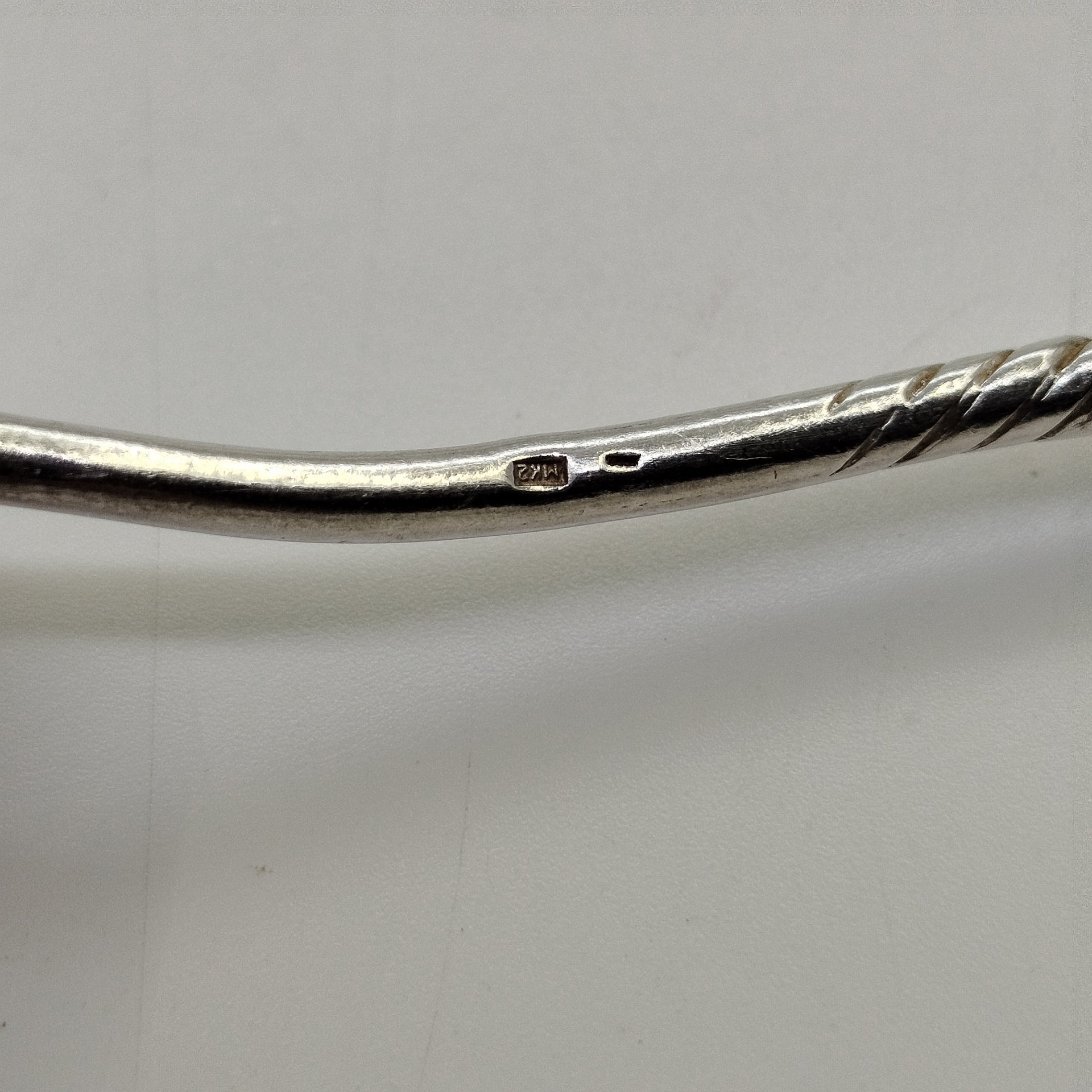 Набор из пяти кофейных ложек с витыми ручками, мельхиор (медь-никель), Красносельский ювелирный завод, СССР, 1972 г.