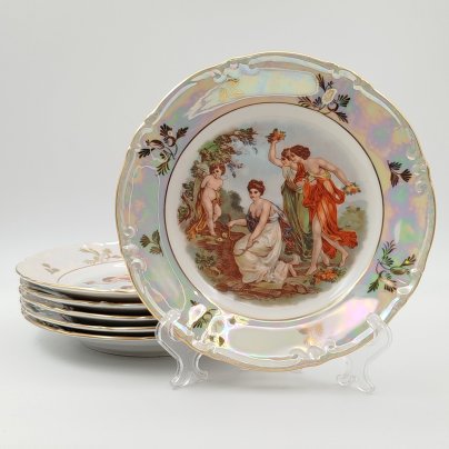 Набор десертных тарелок "Мадонна" на 6 персон