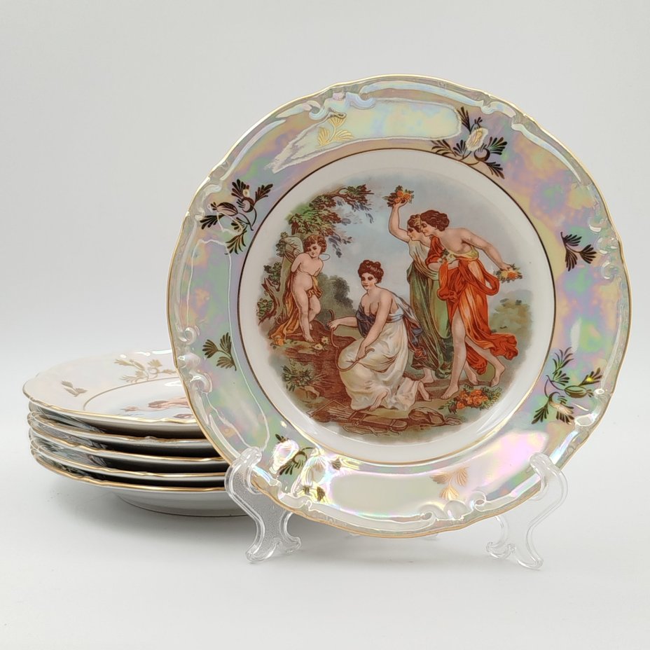 Набор десертных тарелок "Мадонна" на 6 персон