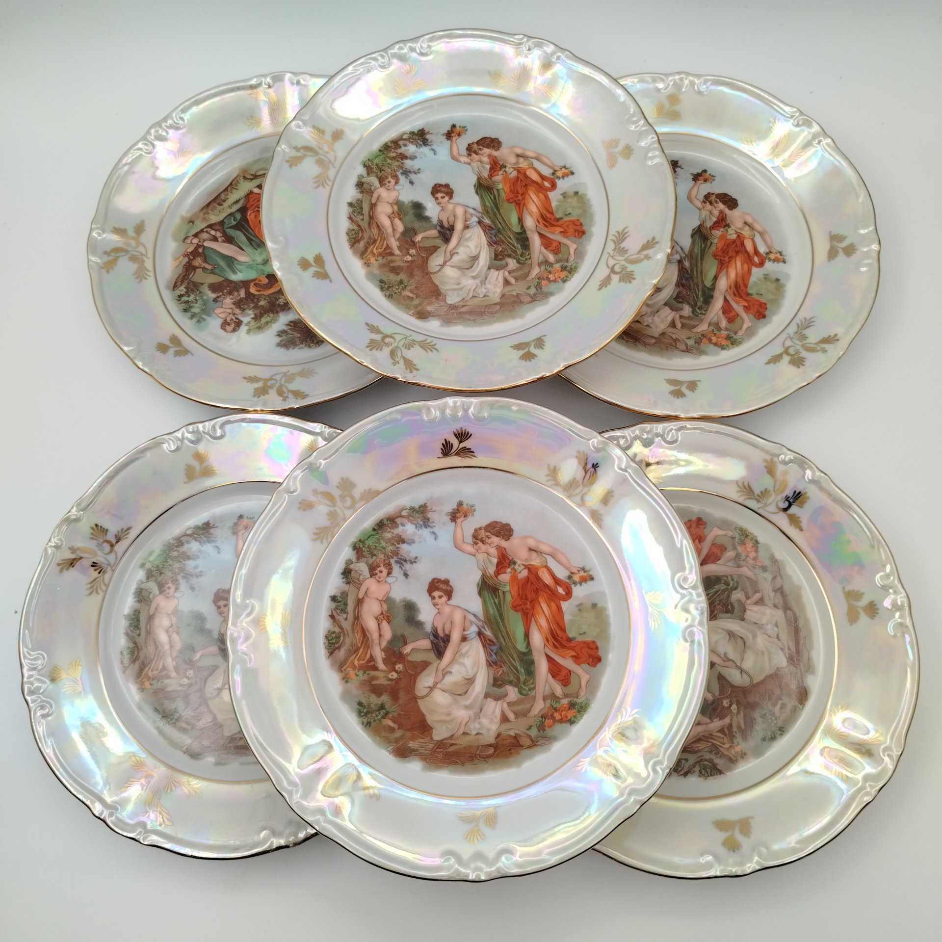 Набор десертных тарелок "Мадонна" на 6 персон