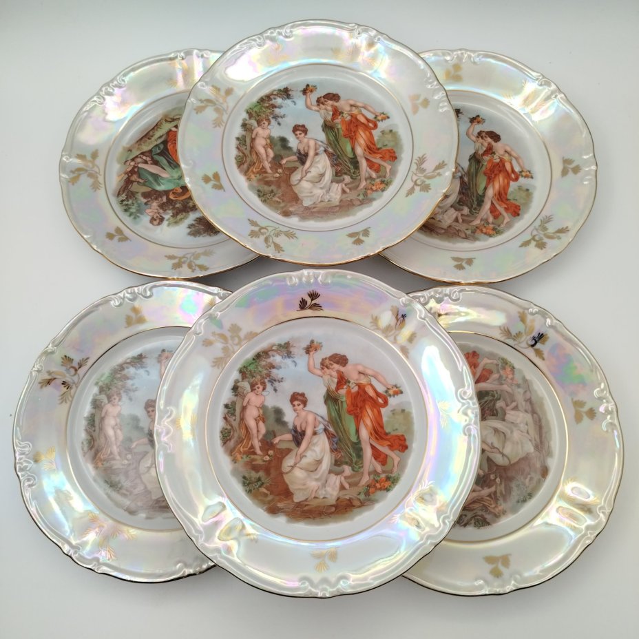 Набор десертных тарелок "Мадонна" на 6 персон