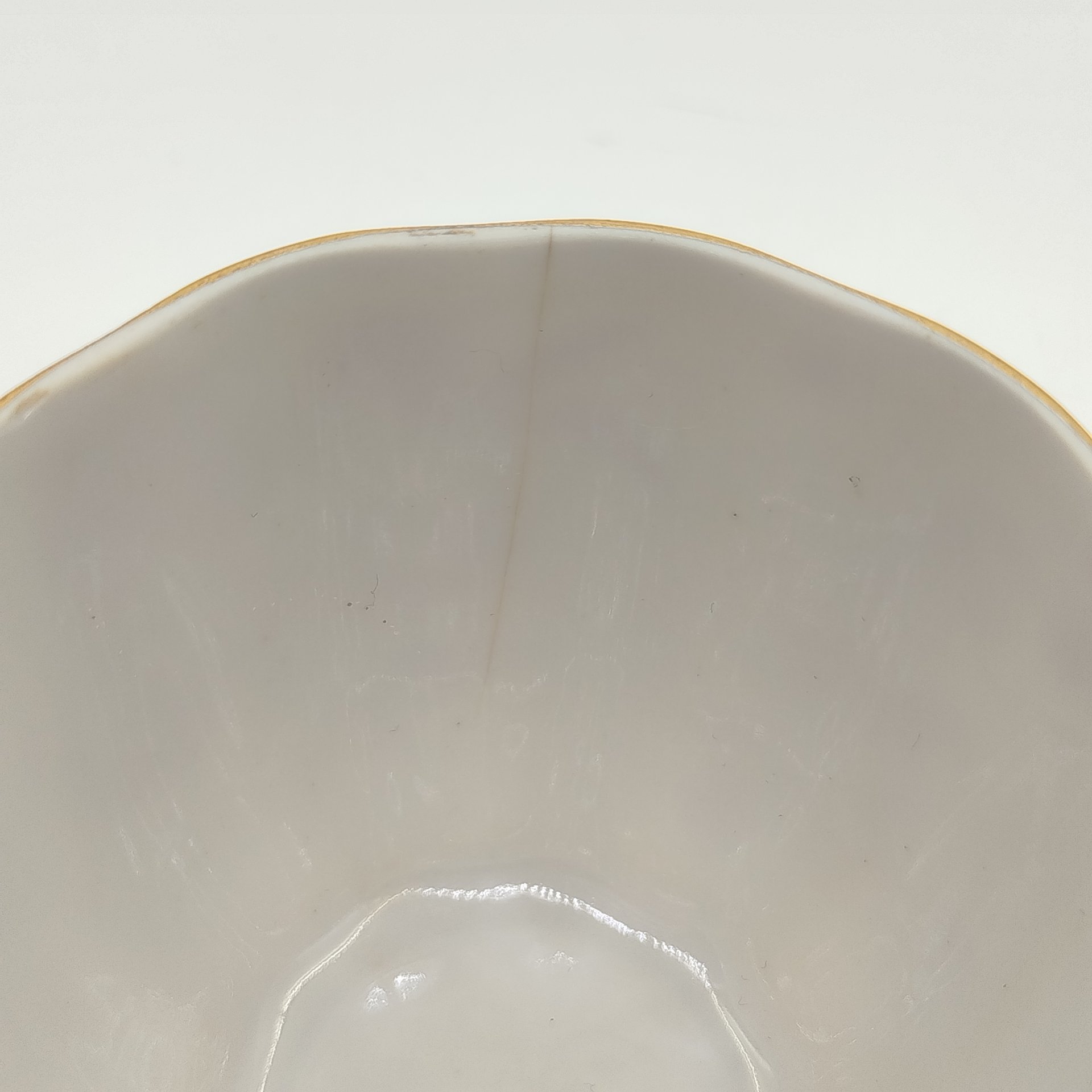 Пара кофейная "Розовые розы", фарфор, деколь, золочение, Ленинградский фарфоровый завод (ЛФЗ), СССР, 1970-1990 гг.