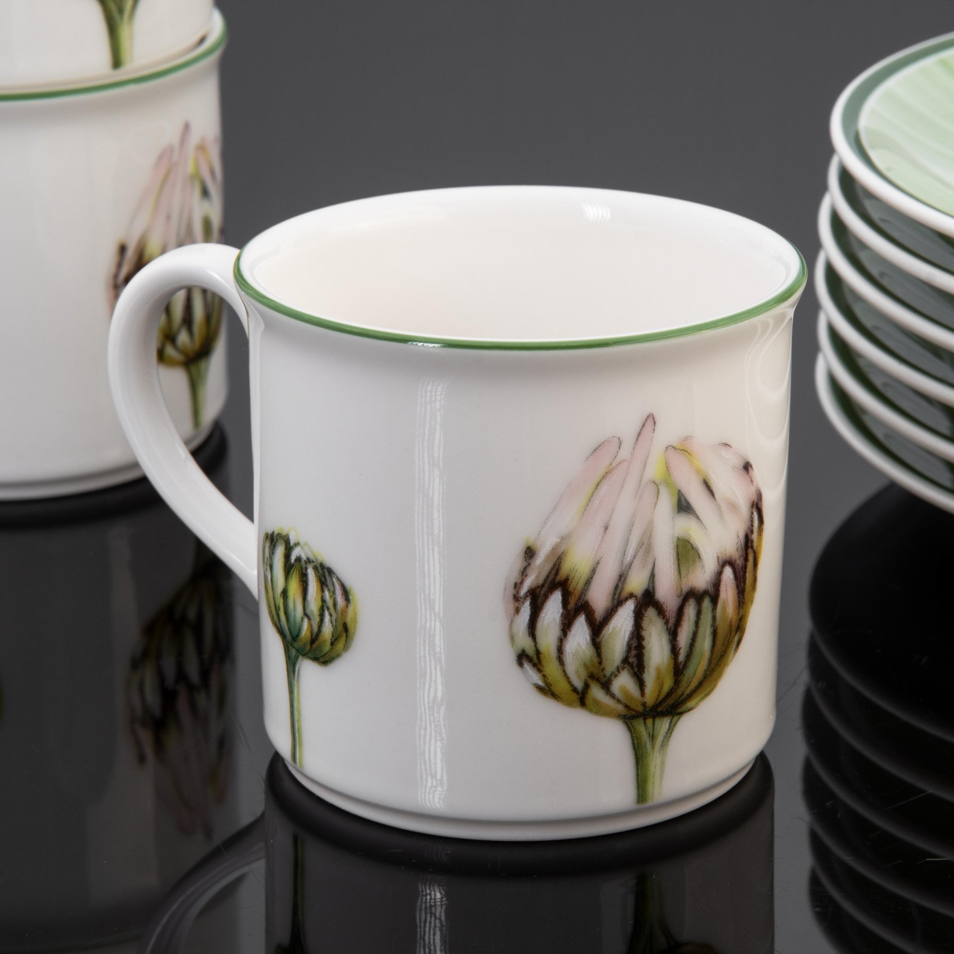 Комплект кофейных пар на 6 персон из серии "Flora country collection" c изображением маргариток, Villeroy & Boch