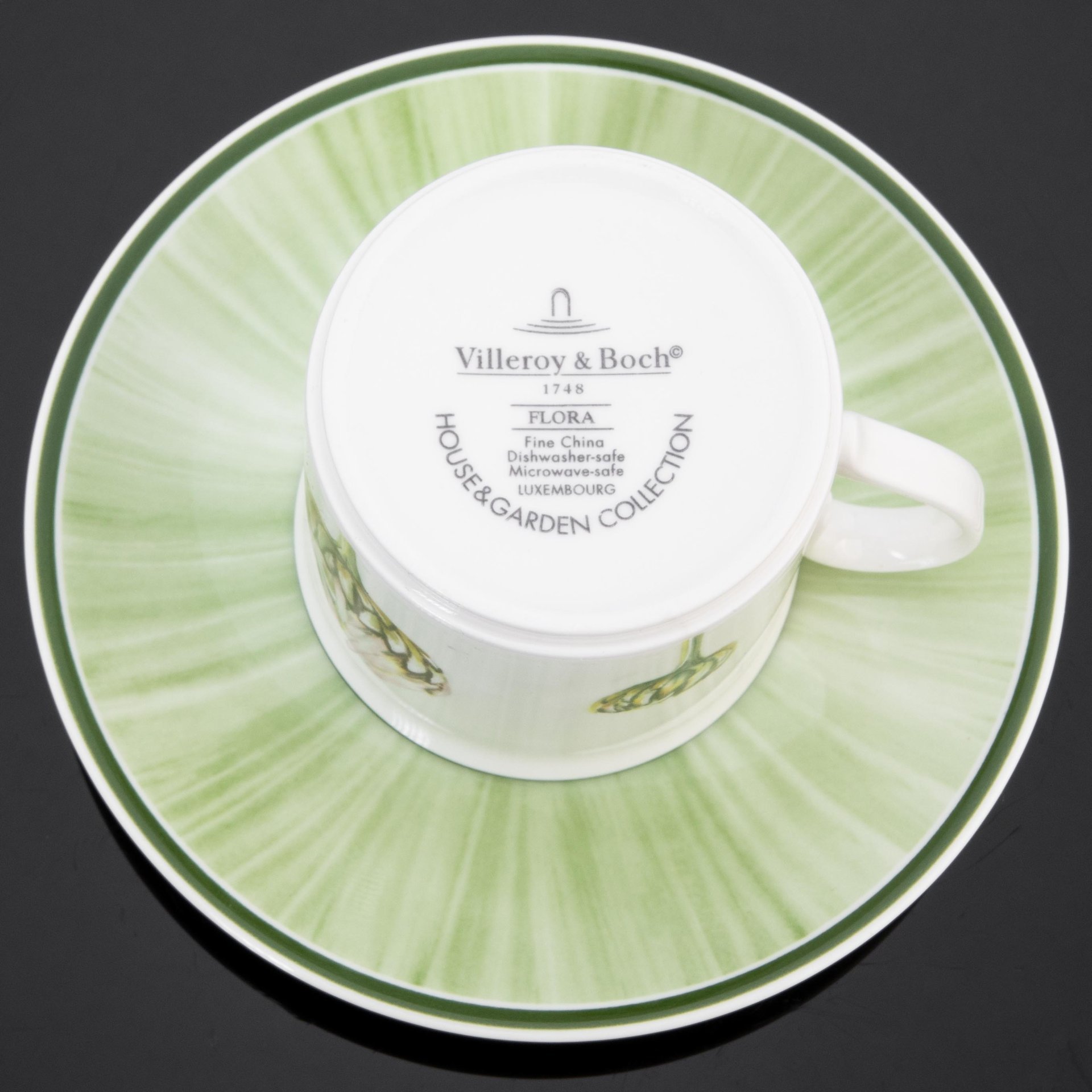 Комплект кофейных пар на 6 персон из серии "Flora country collection" c изображением маргариток, Villeroy & Boch