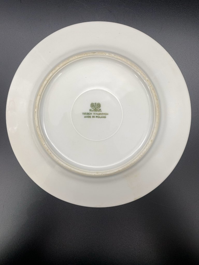 Чайная пара, фарфор, золочение, Tielsch Walbrzych, Польша, 1945-1952 гг.