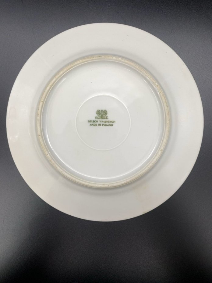 Чайная пара, фарфор, золочение, Tielsch Walbrzych, Польша, 1945-1952 гг.