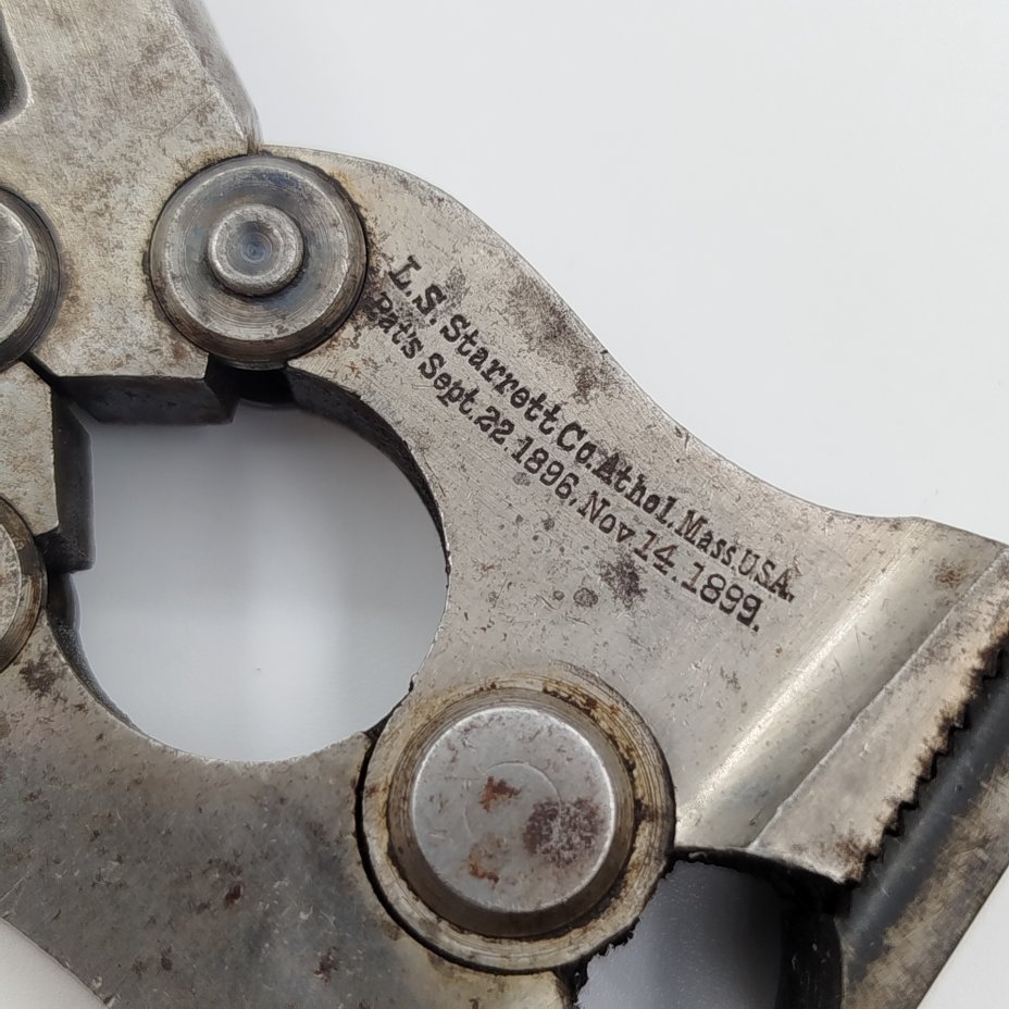 Кусачки (ножницы) для нарезки струн фортепиано, L.S. Starrett Co. Athol.Mass USA