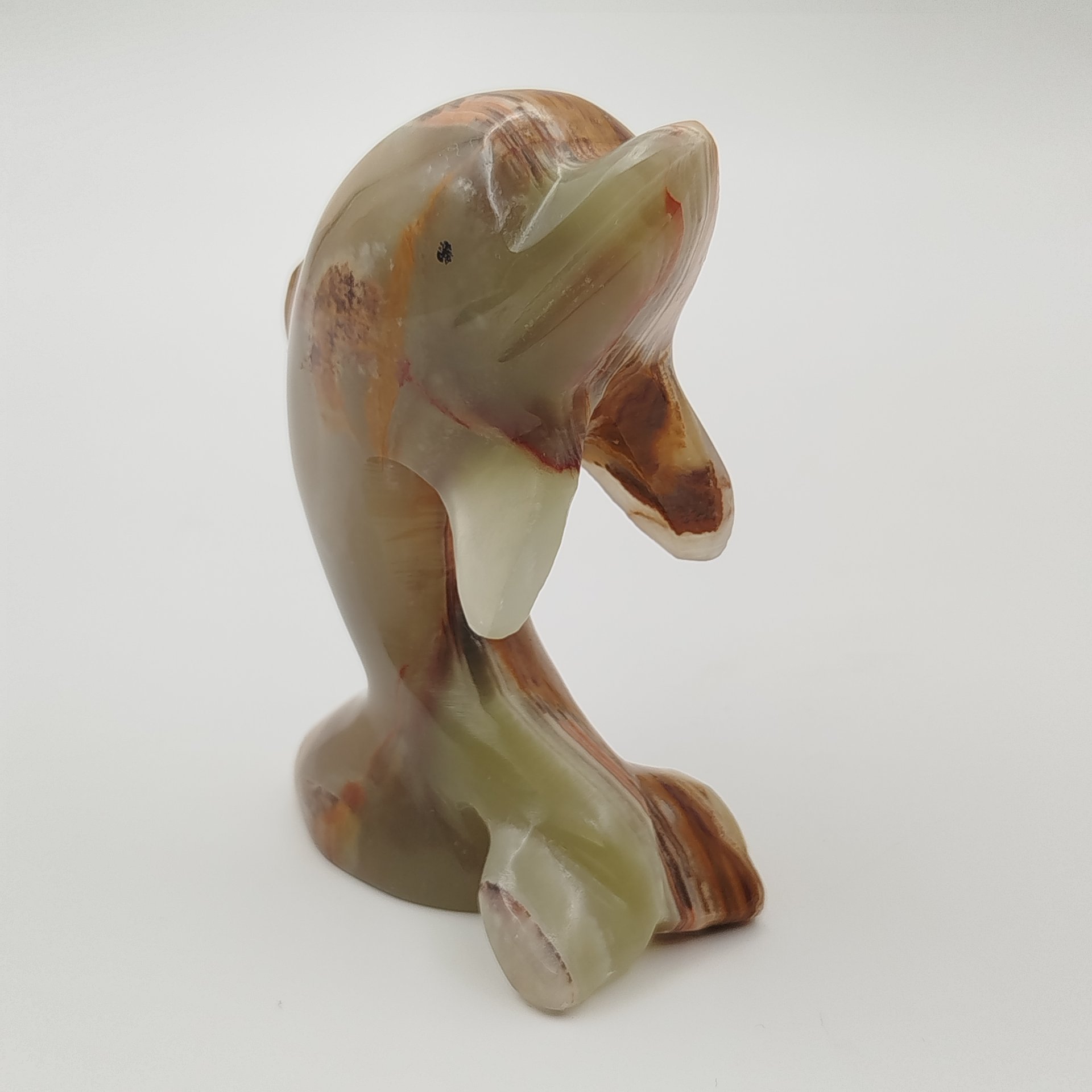 Статуэтка "Дельфин", оникс, резьба, Азия, 1990-2010 гг.