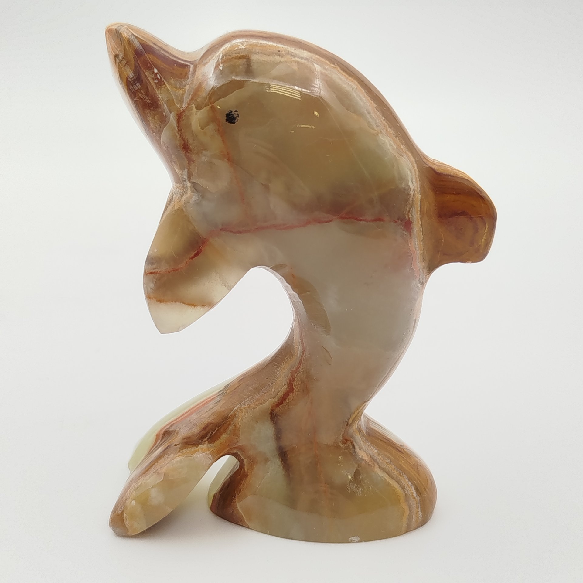 Статуэтка "Дельфин", оникс, резьба, Азия, 1990-2010 гг.