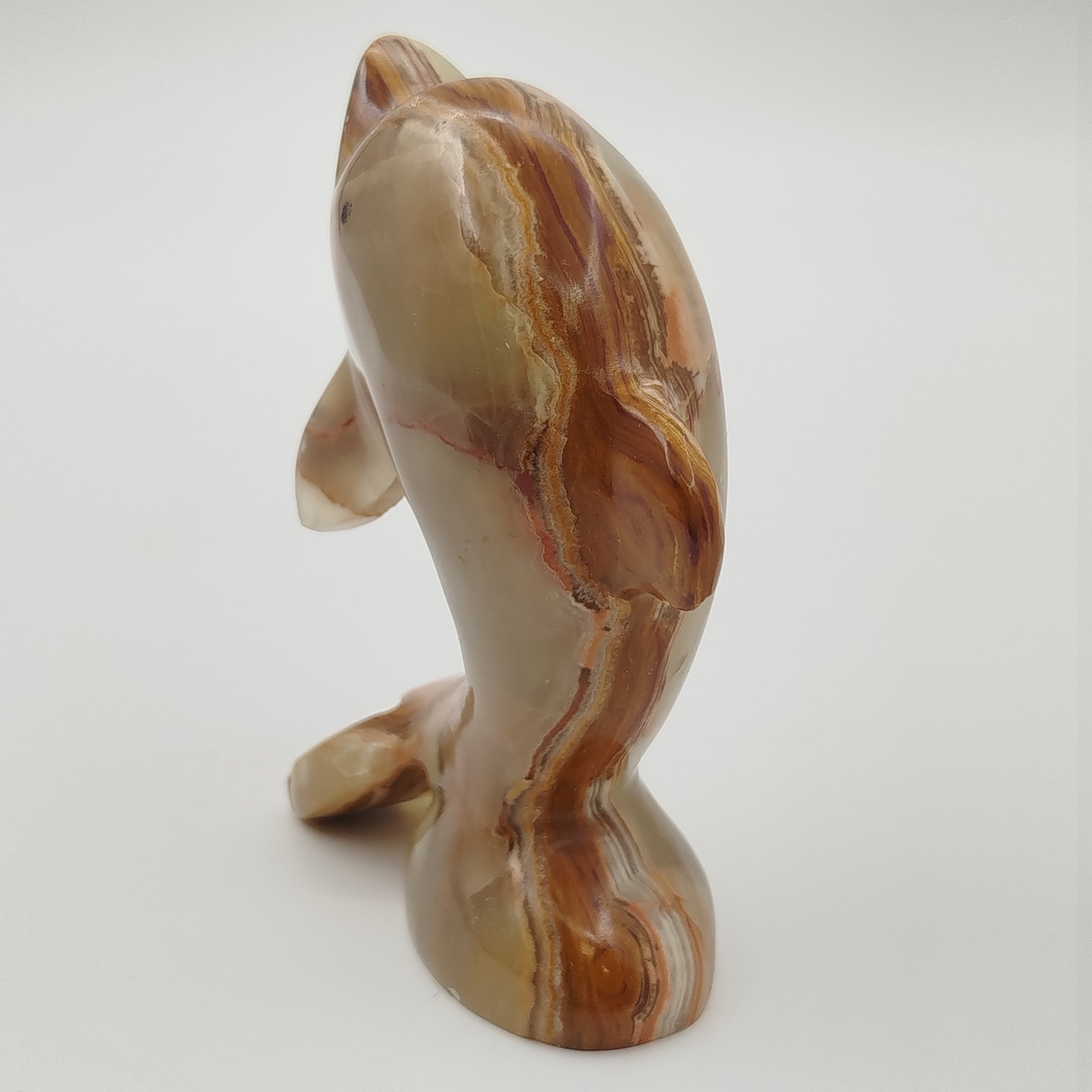 Статуэтка "Дельфин", оникс, резьба, Азия, 1990-2010 гг.