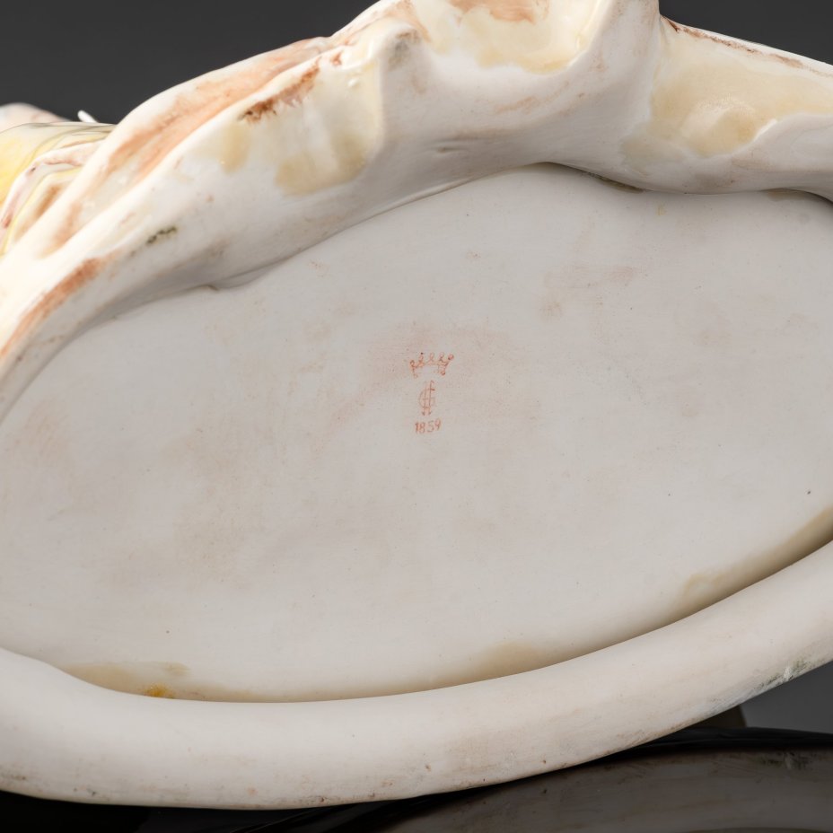 Статуэтка "Урок музыки", фарфор, роспись, Gräfenthal (Графенталь), Германия, 1951-1972 гг.