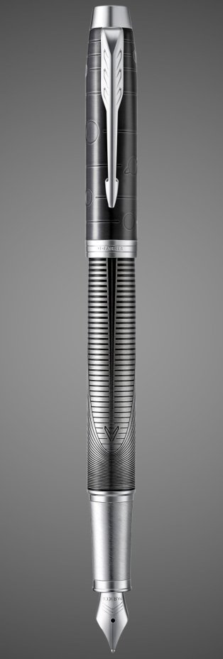 Перьевая ручка Parker IM Premium Special Edition Metallic Pursuit стержень: F, цвет чернил: black, в подарочной упаковке., Лаки и смолы: лак, сталь