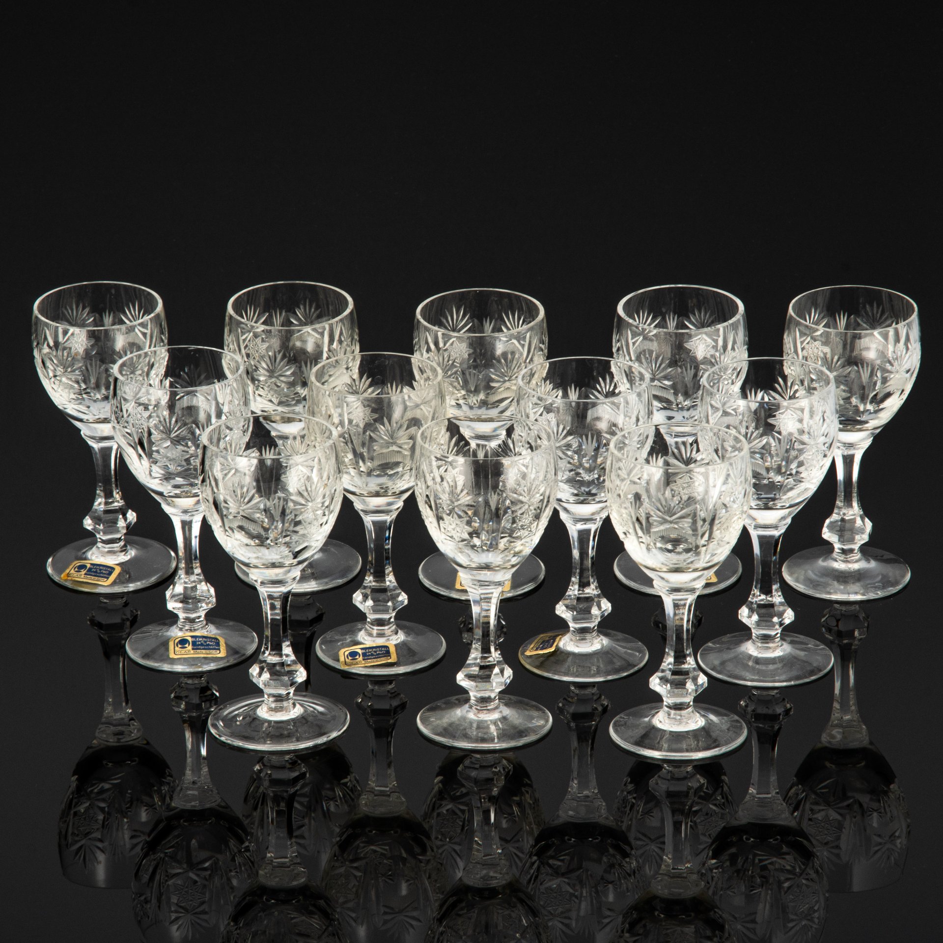Набор рюмок (12 предметов), Lausitzer Glas