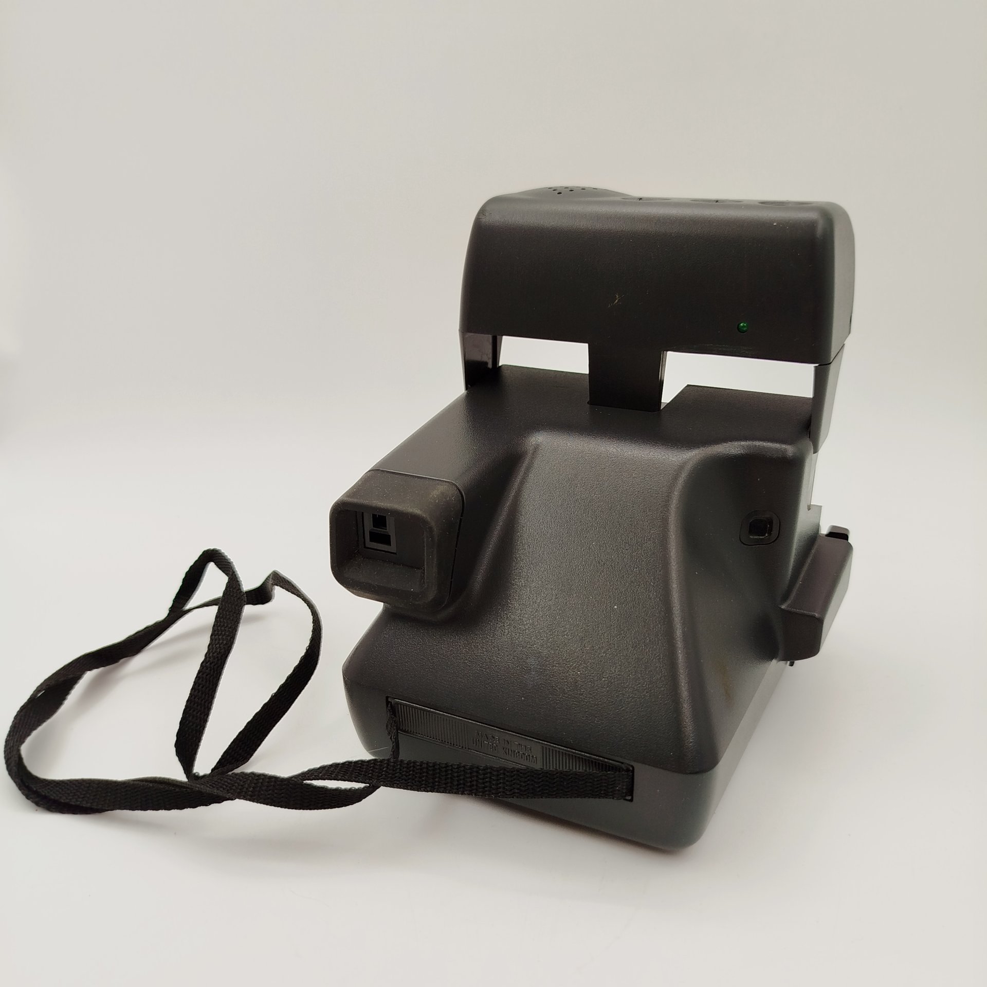 Фотоаппарат мгновенной печати "Polaroid 636 Close Up. Talking Camera" в оригинальной коробке, пластик, стекло, картон, Polaroid, Великобритания, 1990-2000 гг.