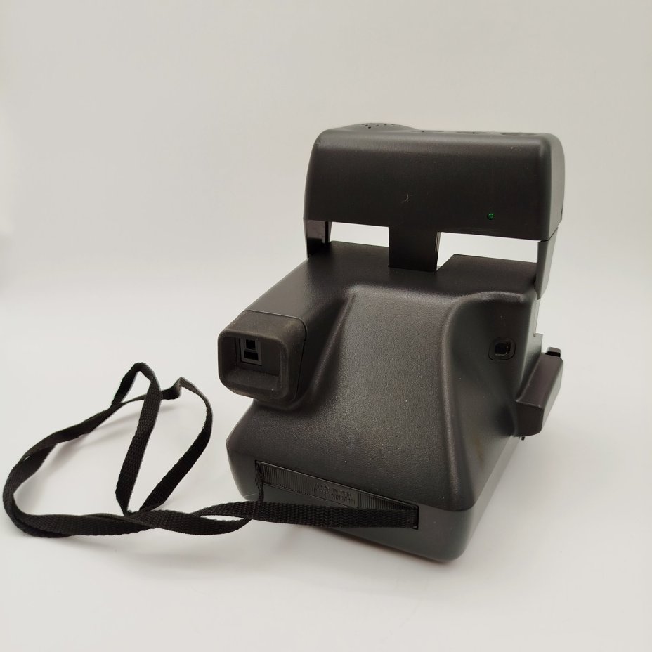 Фотоаппарат мгновенной печати "Polaroid 636 Close Up. Talking Camera" в оригинальной коробке, пластик, стекло, картон, Polaroid, Великобритания, 1990-2000 гг.