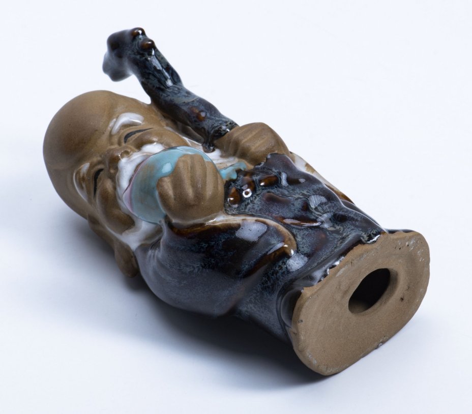 Статуэтка "Шоу-син" (Бог долголетия), керамика, глазурь, Китай, 1990-2000 гг.