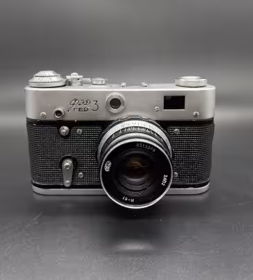 Фотоаппарат "ФЭД-3" с объективом "Индустар-61", Харьковский машиностроительный завод им. Дзержинского (ФЭД)