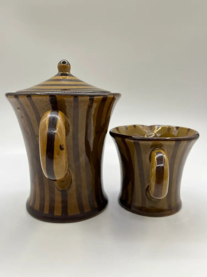 Кофейник и молочник (сливочник)