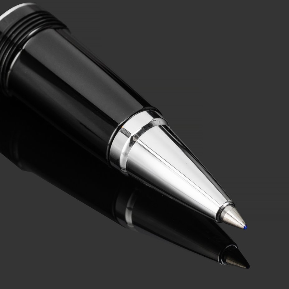 Ручка-роллер Aurora Venezia Black CT, в подарочной коробке