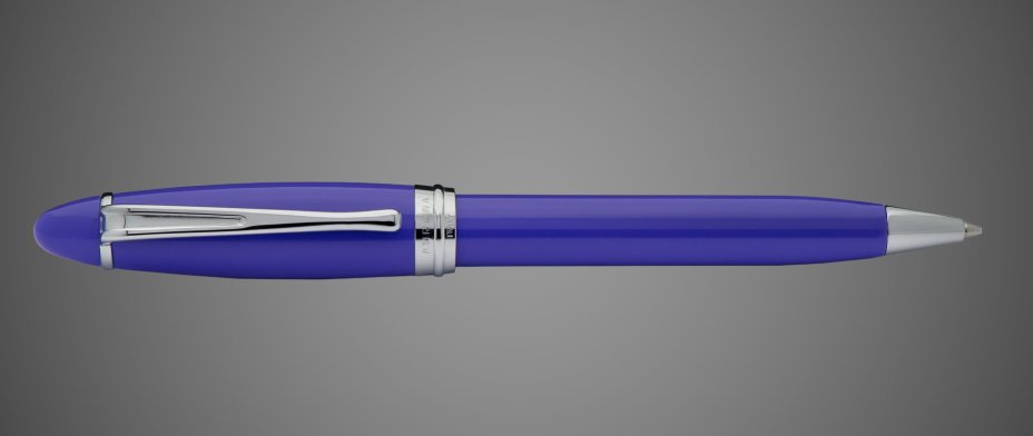 Шариковая ручка Aurora Ipsilon Resin Stagioni d'Italia purple CT, Лаки и смолы: смола, хром
