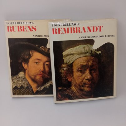 Комплект из 2-х каталогов "Великие художники" на итальянском языке, Рубенс, Рембрандт