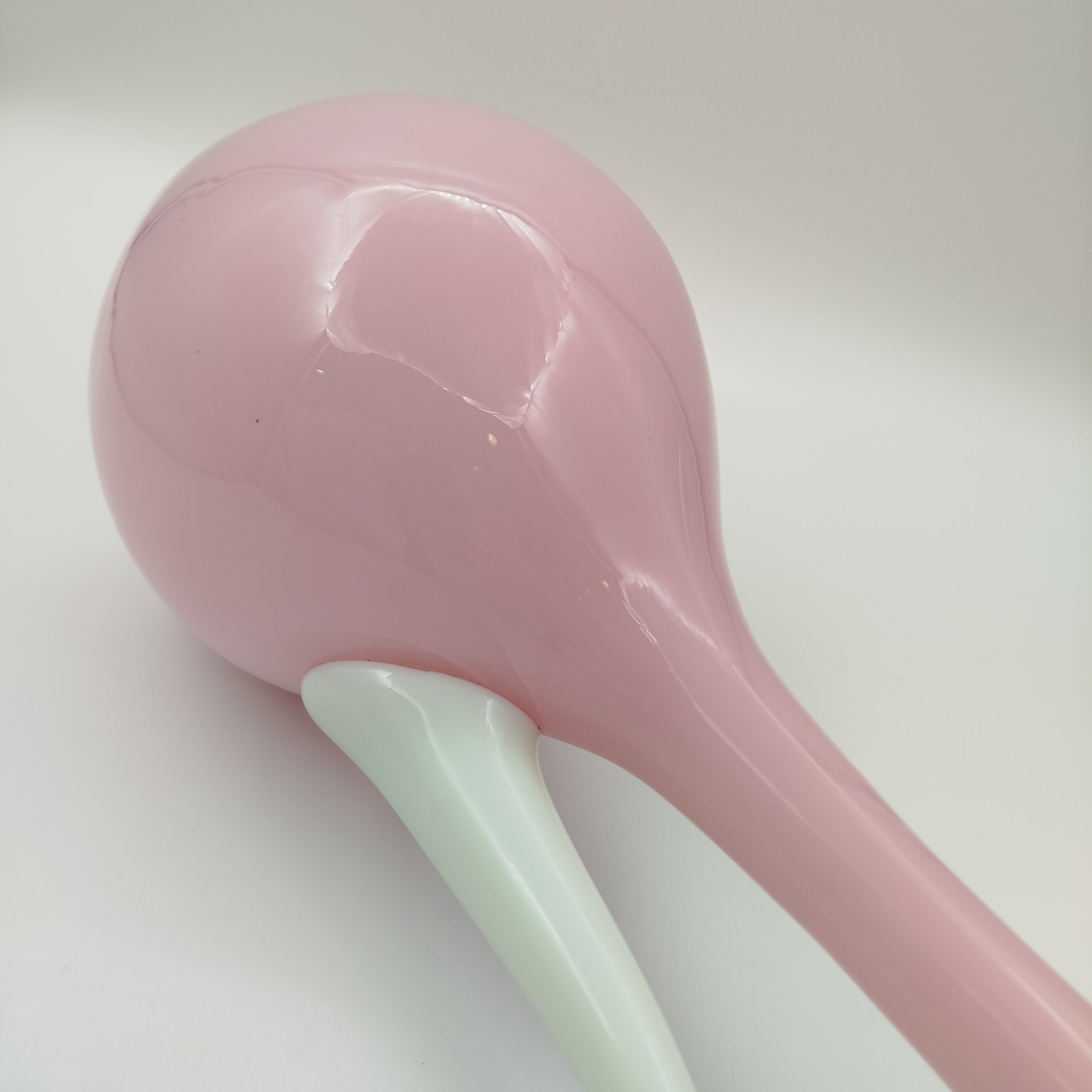 Кувшин нежного розового оттенка, (Empoli) Opaline, цветное стекло, Италия, 1960-1980 гг.